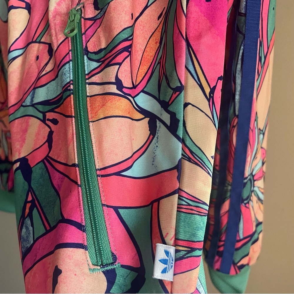 FARM RIO x ADIDAS bananas supergirl track jacket - Picture 7 of 9